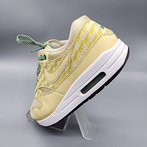 Nike Air Max 1 CJ0609-700 Lemonade Size 7 Women’s Shoes Used Rare 2020 - Picture 4 of 12